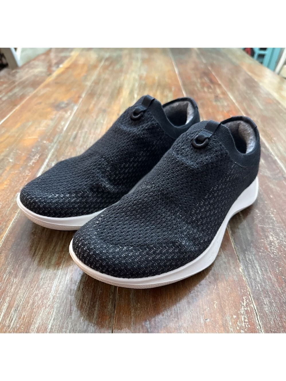 Allbirds Black Tree Dasher Relay Slip On Sneakers Womens Size 11